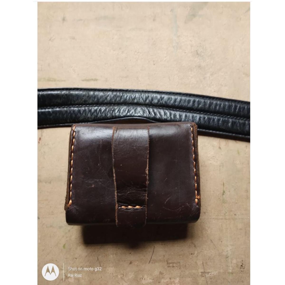 Pure Leather Belt Pouch For Men