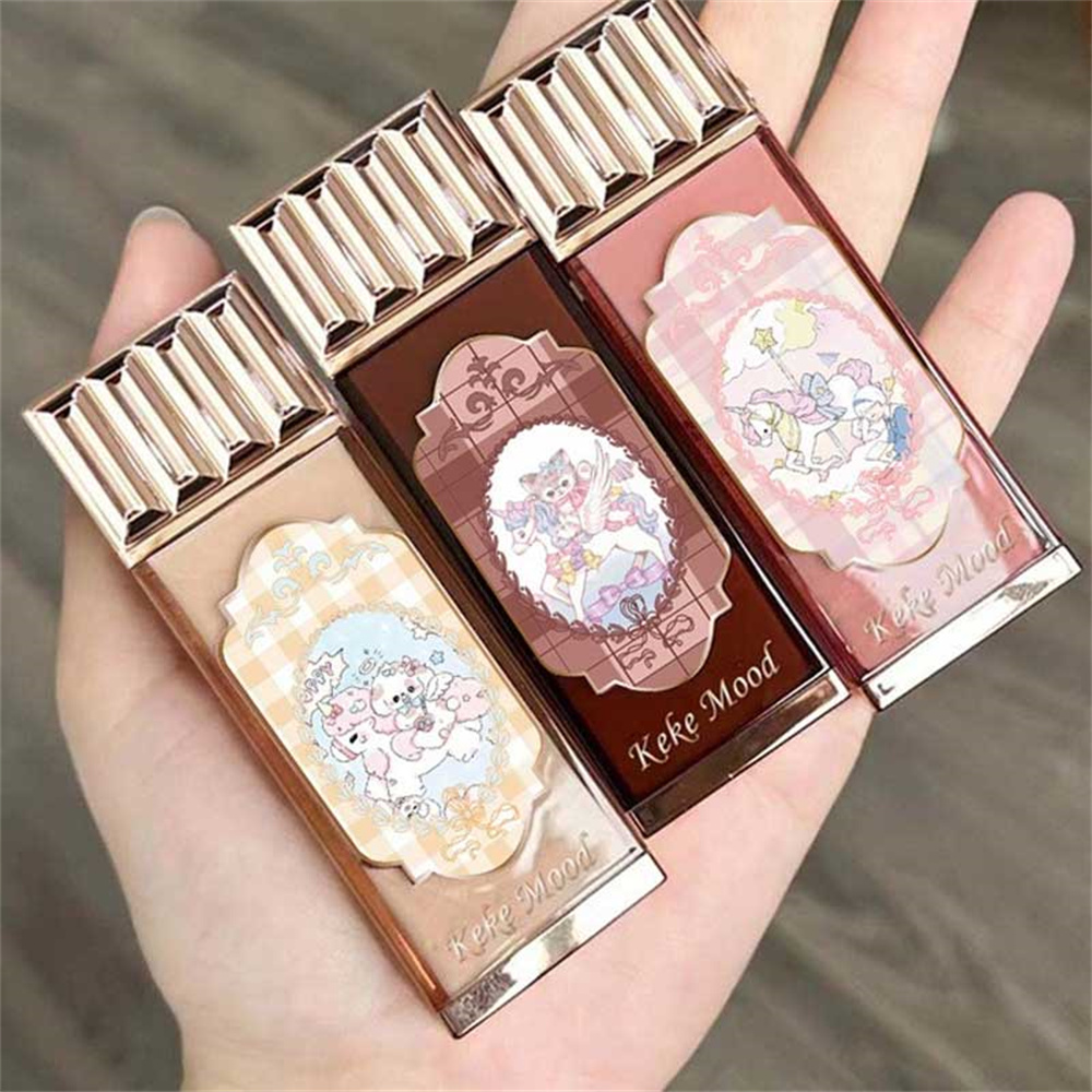 Keke Mood Chocolate Cloud Lipstick Lip Cream Delicate Lightweight Silky Matte Easy To Color Not Easy To Faint Fade Lipstick. 