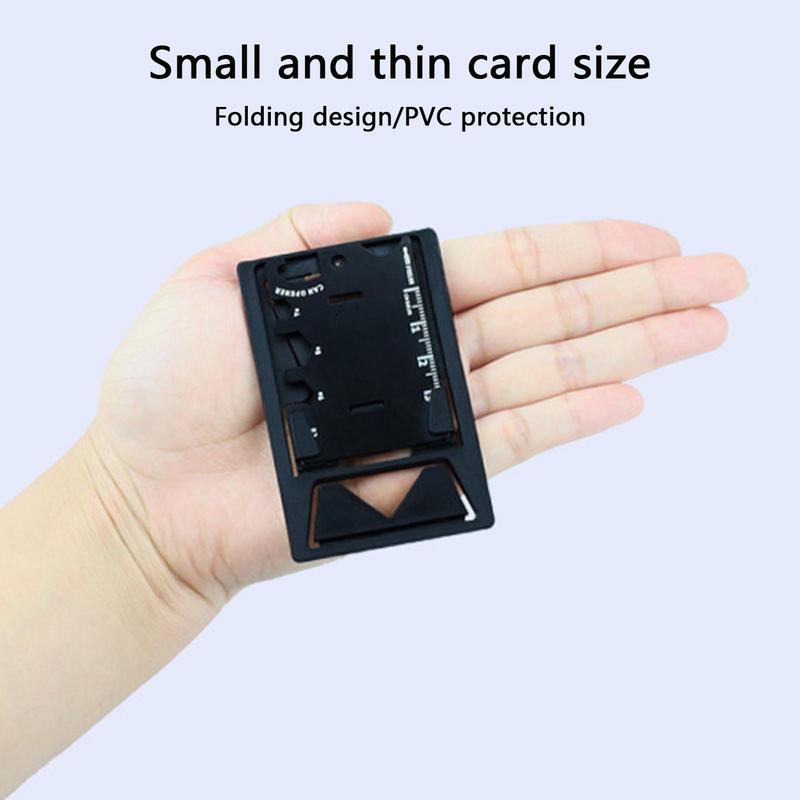 Wallet Multitool Card Multi Purpose Tool Card Camping Multi Tool Can Be Used As Mobile Phone Holder A Bottle Opener Screwdriver. 