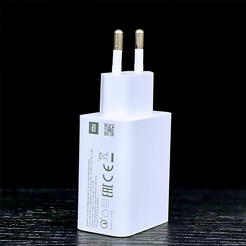 18w Xiaomi Charger Original Fast Charge EU Adapter for Redmi 12 10 12C Poco M3 C40 Redmi Note 9 8 Pro 2A Usb 3.1 Type C Cable. 