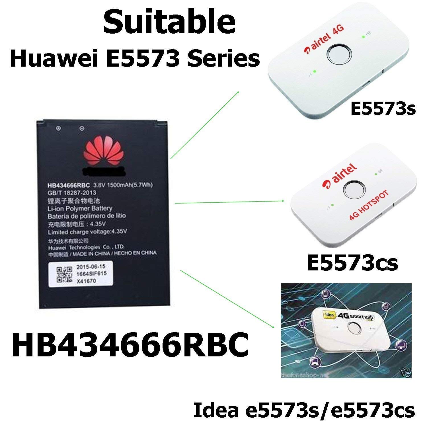 Huawei Pocket Router Battery  wifi Router battery