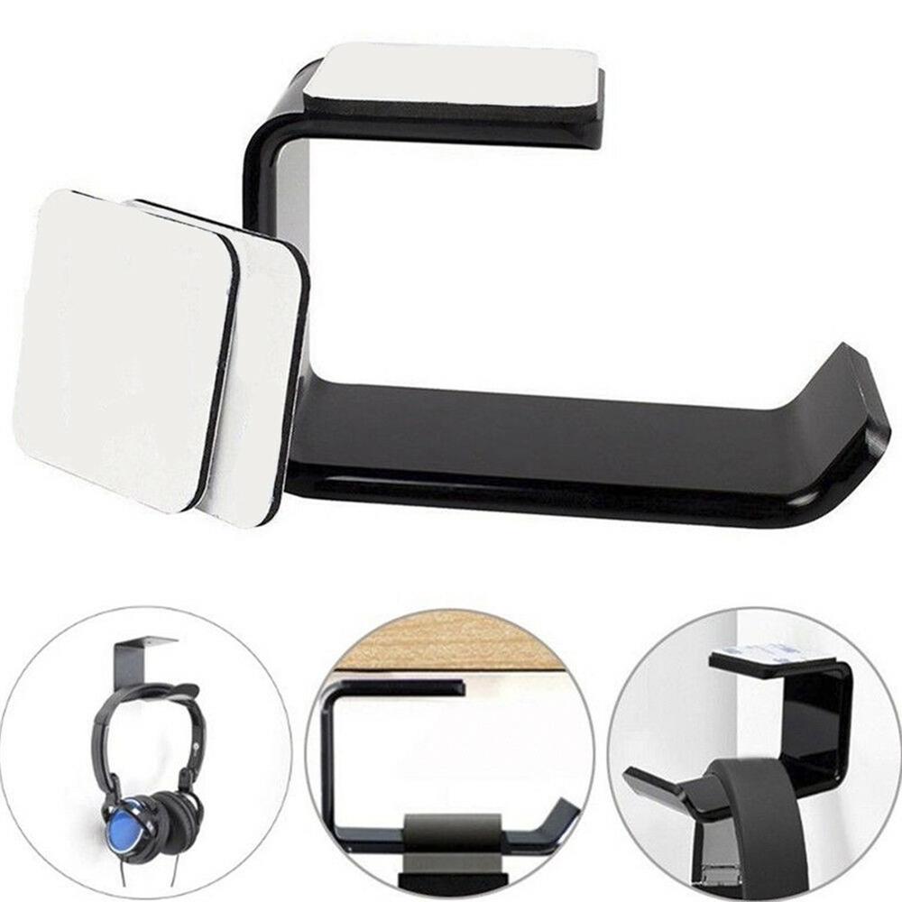 【Lejia】DAMILE 2PCS Headphone Bracket Headset Internet Cafe Game Display Stand Anchor Headset Shelf Sturdy Holder Computer Office Home. 
