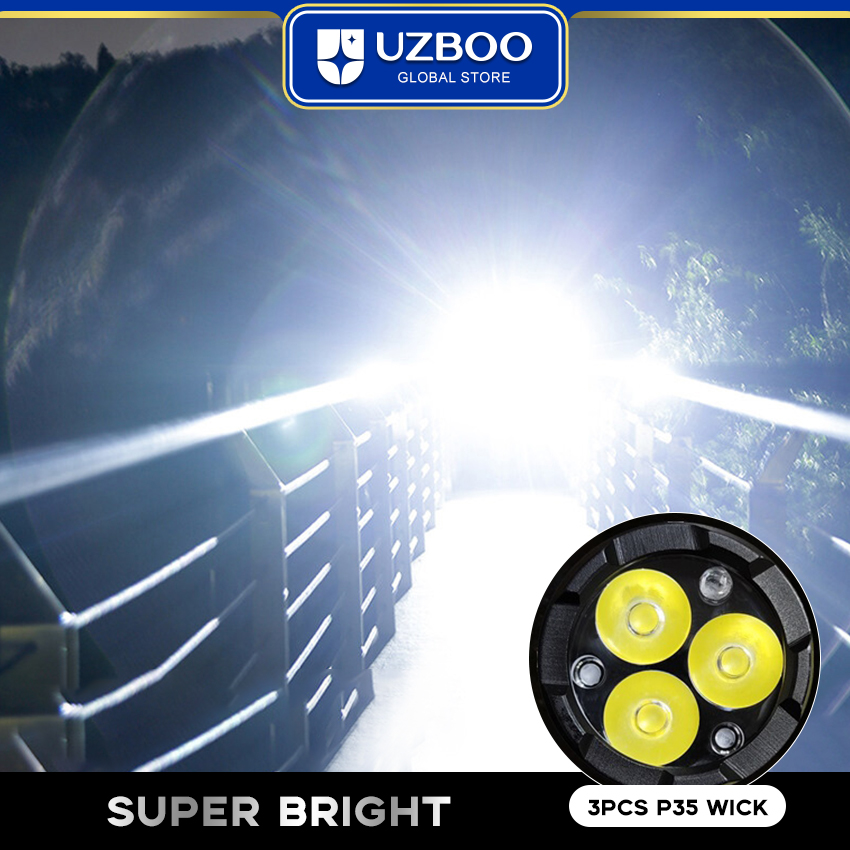 UZBOO 1300LM Mini Flashlight High Bright Flashlight LED Torch Light Outdoor Pocket Size Flashlight Rechargeable Waterproof Torch Light for Hiking Hunting Camping Compact And Portable Strong Magnetism Side Pen Clip Design Five Modes  Non-scalded. 