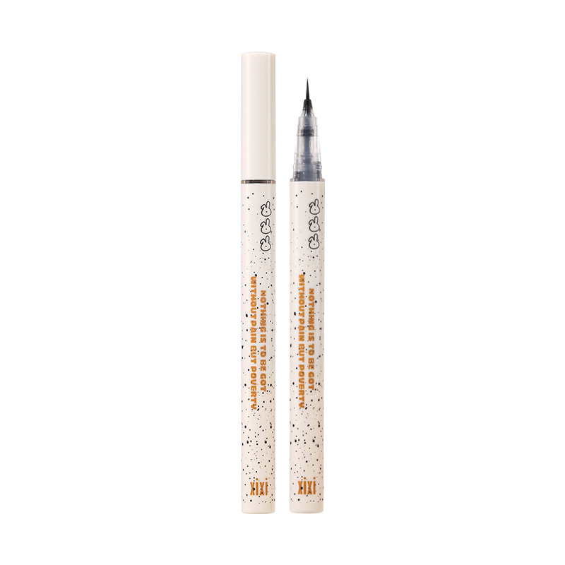xixi original ink rabbit velvet eyeliner is quick-drying, long-lasting, waterproof and sweatproof, does not smudge, outlines the lower eyelashes, and lies on the silkworm shadow pen. 