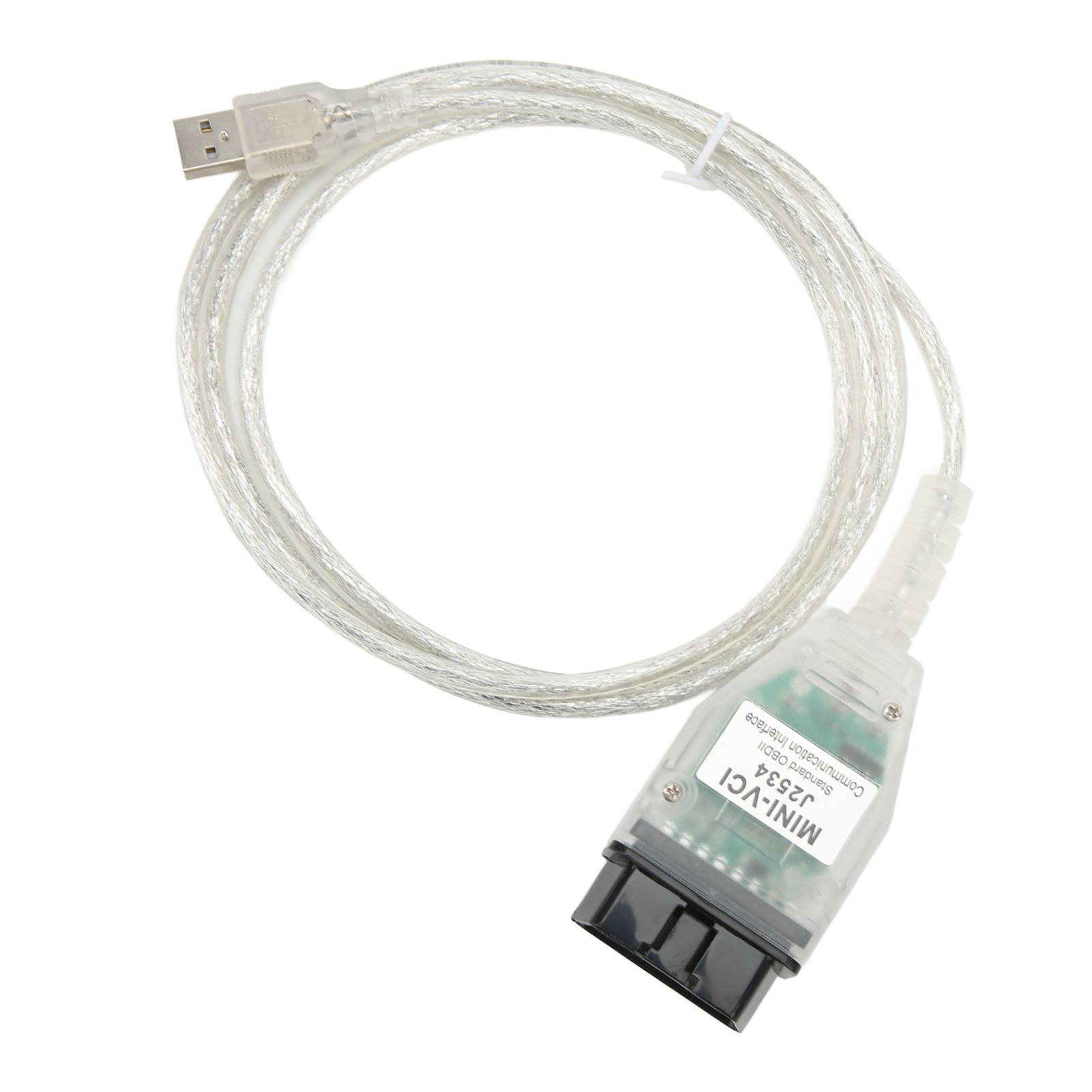 OBD2 Code Reader Cable, for SAE J1850 PWM for Windows 7 32bits Accurate V18.00.008 USB To OBD2 Practical Car Diagnostic Cable for VCI TIS 16pin Vehicle. 