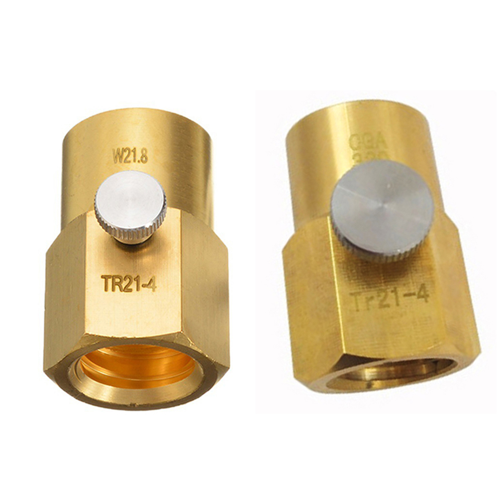 TR21-4 to CGA320/W21.8 Soda Maker Cylinder Refill Adapter Tank Connection Kit. 