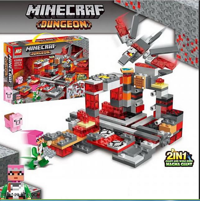 Constructor MG 65004 Dungeon Minecraft "Magma Giant" part 2 Blocks & Building Toys. 