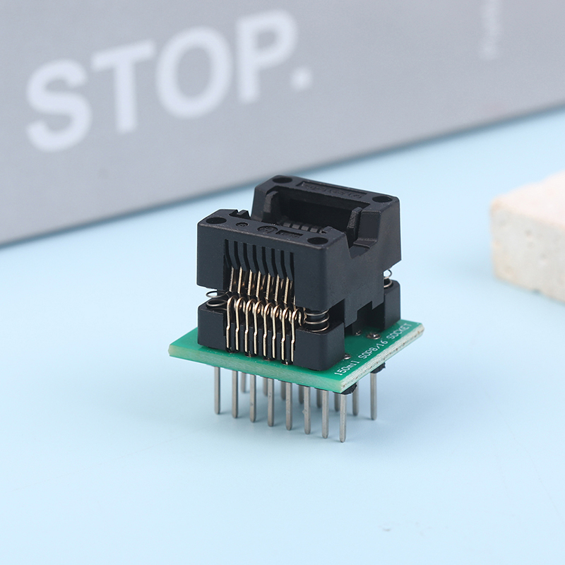IC Test Socket Narrow Body SOP16 To DIP16 Burning Socket Programming Socket IC Test Socket Tetuo. 