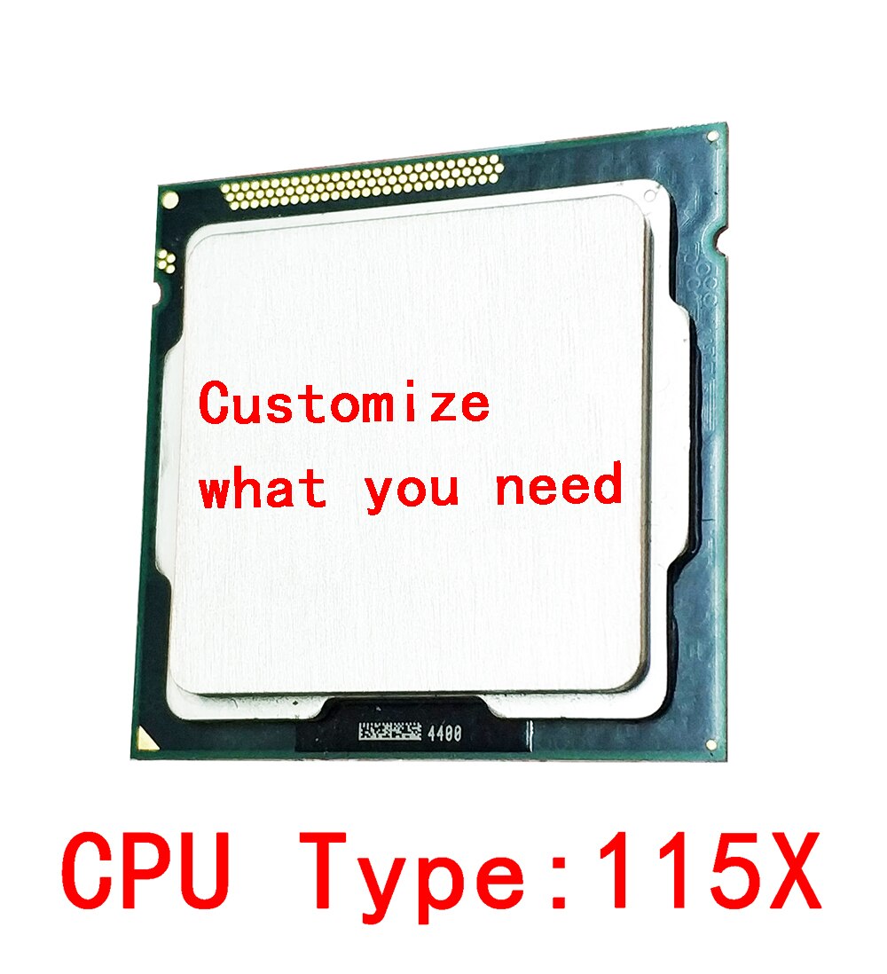 【happy one】Laser Engraving CPU Key Chain Pattern Customization Personalized Creative for Geek Xeon 115X AMD2 AMD1207. 