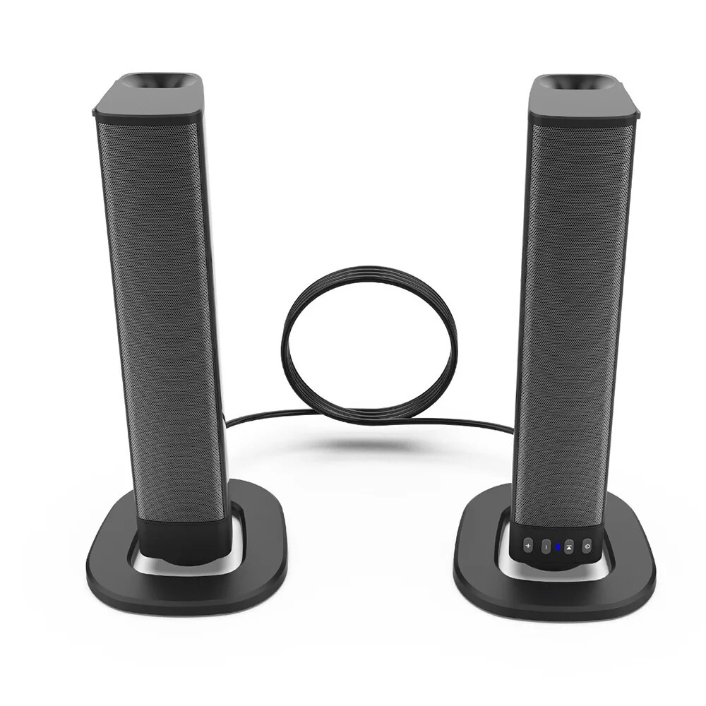 Separable Soundbar for TV with Subwoofer 360° Surround Stereo Wireless Soundbox Home Sound System TF Card AUX FM Radio Sound Bar. 