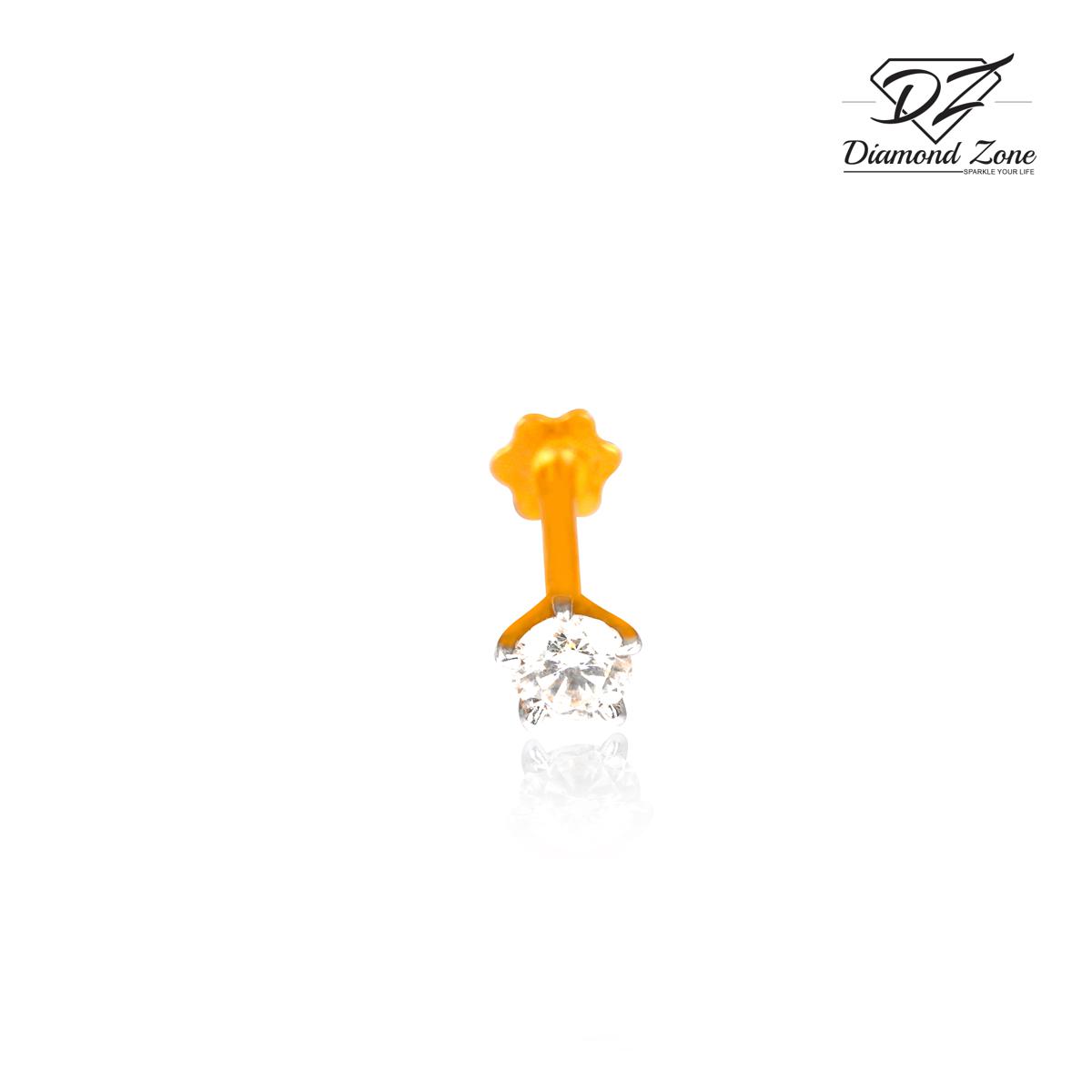 Zero Size Single Stone Diamond Nosepin