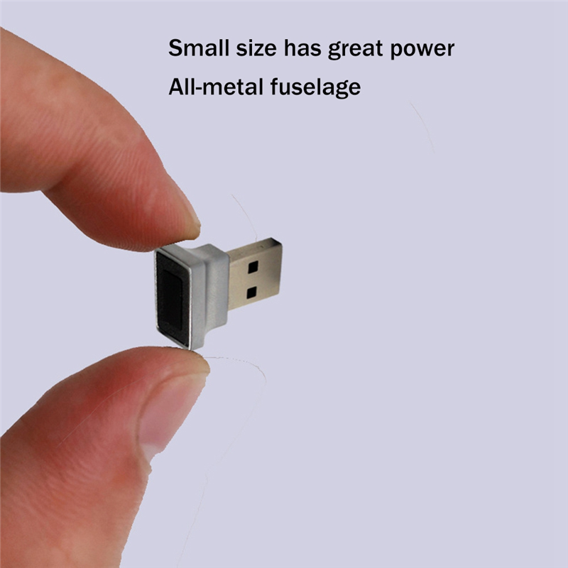 1 Piece USB Fingerprint Reader Computer USB Fingerprint Lock for Windows 10 11 Hello USB Fingerprint Sign-in Unlock Module. 