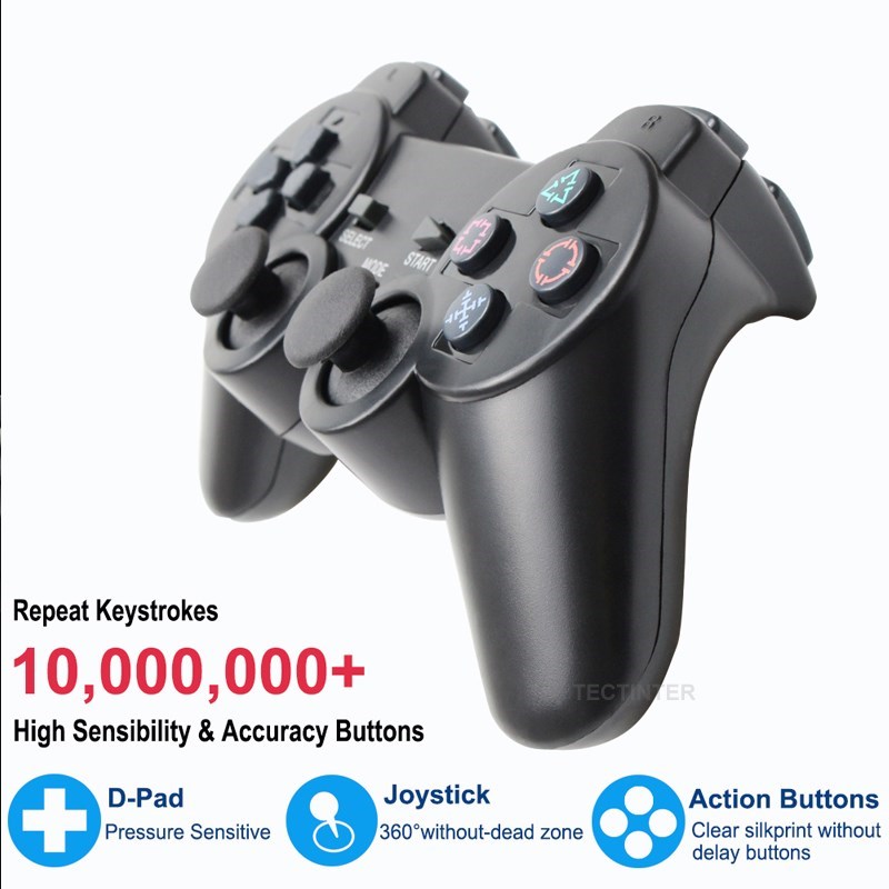 Wireless Vibrating Gamepad for Sony ps2 Gaming Controller for Playstation 2 Joystick for PC Joypad USB Game Controle. 
