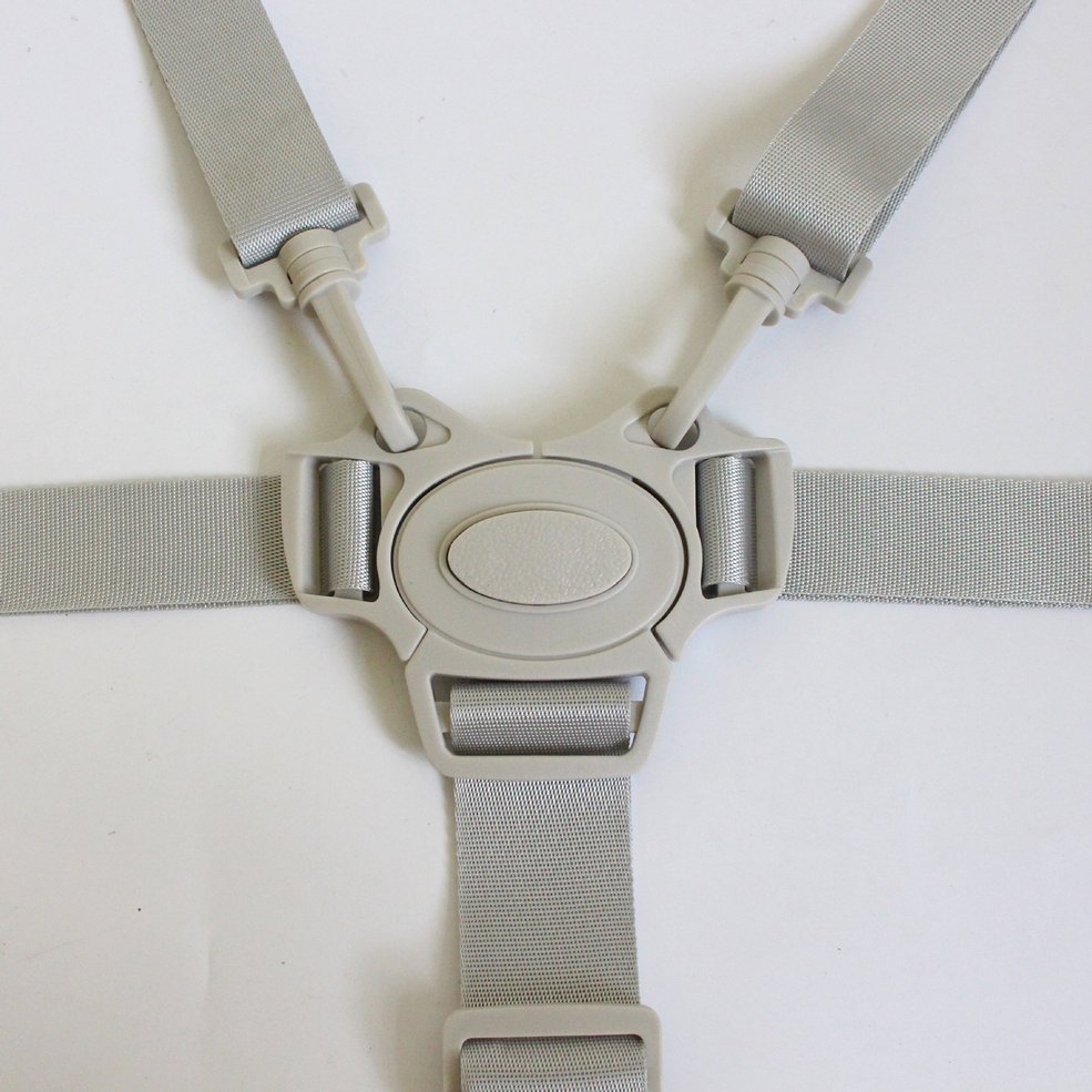 High Chair Harness Adjustable Child Chair Strap With Buckle 5 Point For Baby. 