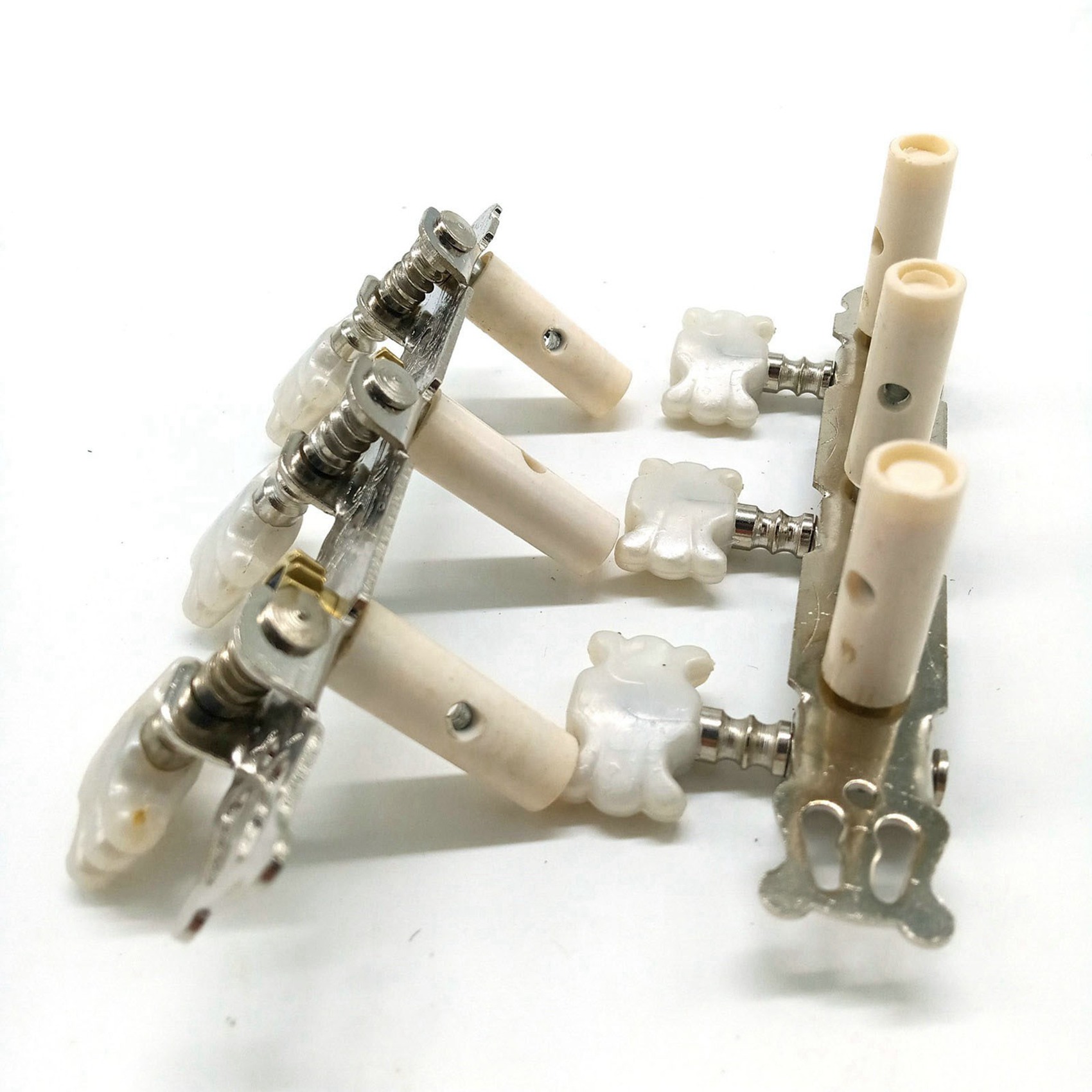2X One Pair Guitar Tuning Pegs Machine Tuners White Machine Head for Classic Guitar Guitar Part Accessories. 