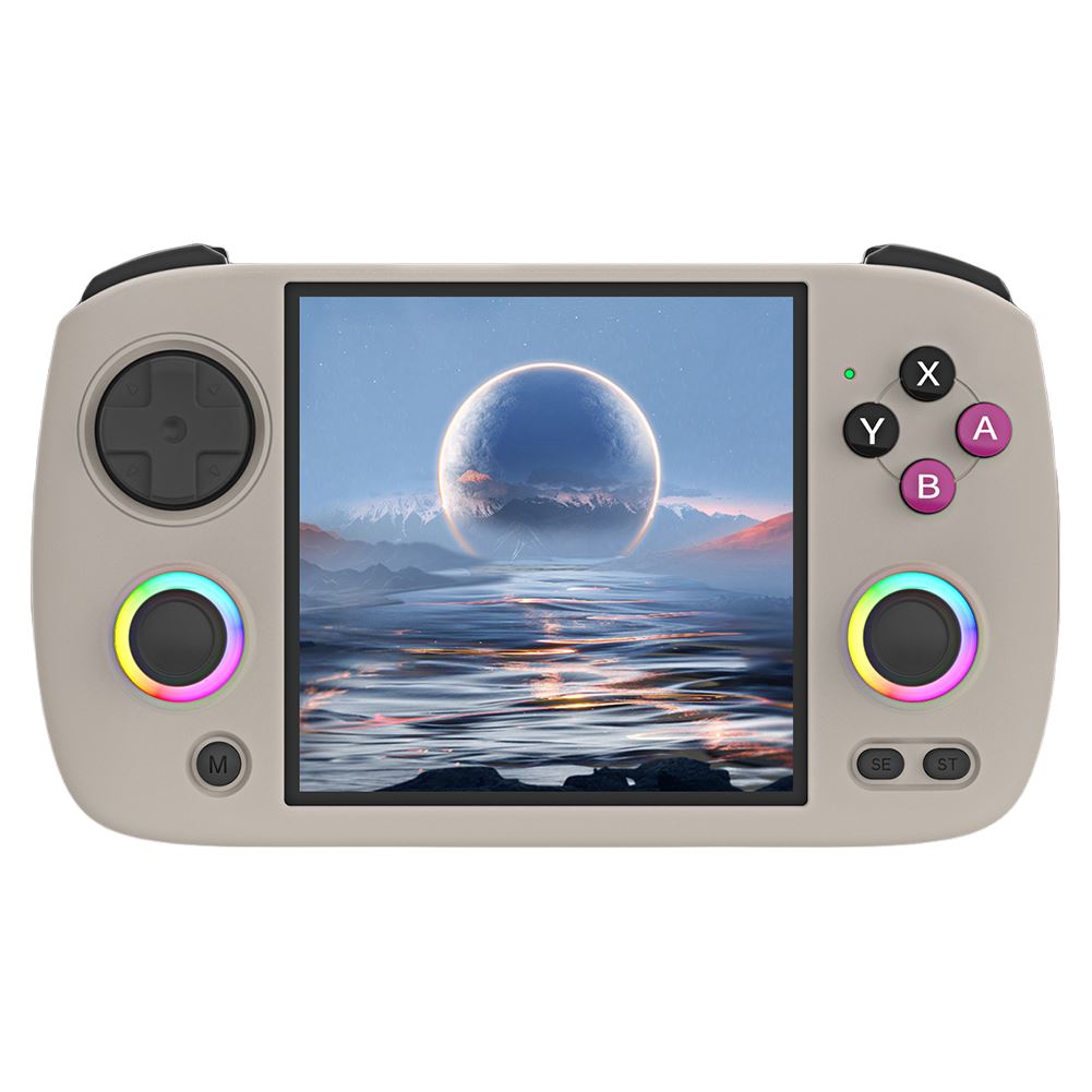 RG CubeXX Handheld Game Console WIFI BT HD-Connection 3.95inch IPS Video -Option -Grey-32G No Game-Option -Grey-32G No Game