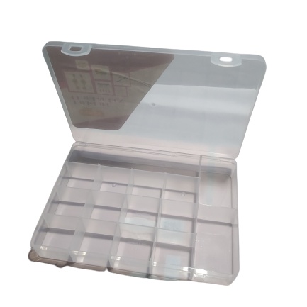 Plastic Organizer Box With Dividers jewelery-Multipurpose Box ( Tuki- Taki box ). 