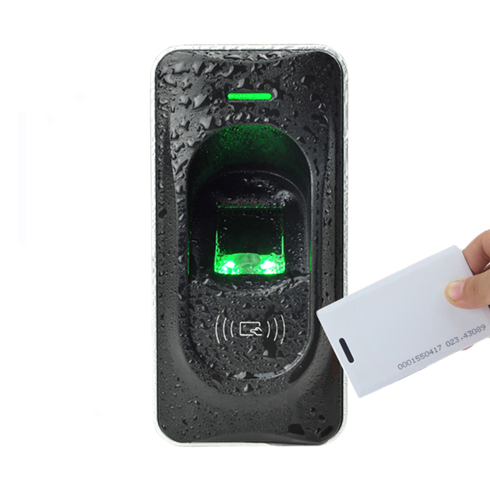 ZK FR1200 Fingerprint Sensor IP65 Waterproof RS485 Fingerprint RFID Card Reader For F18 Inbio Access Control System Login