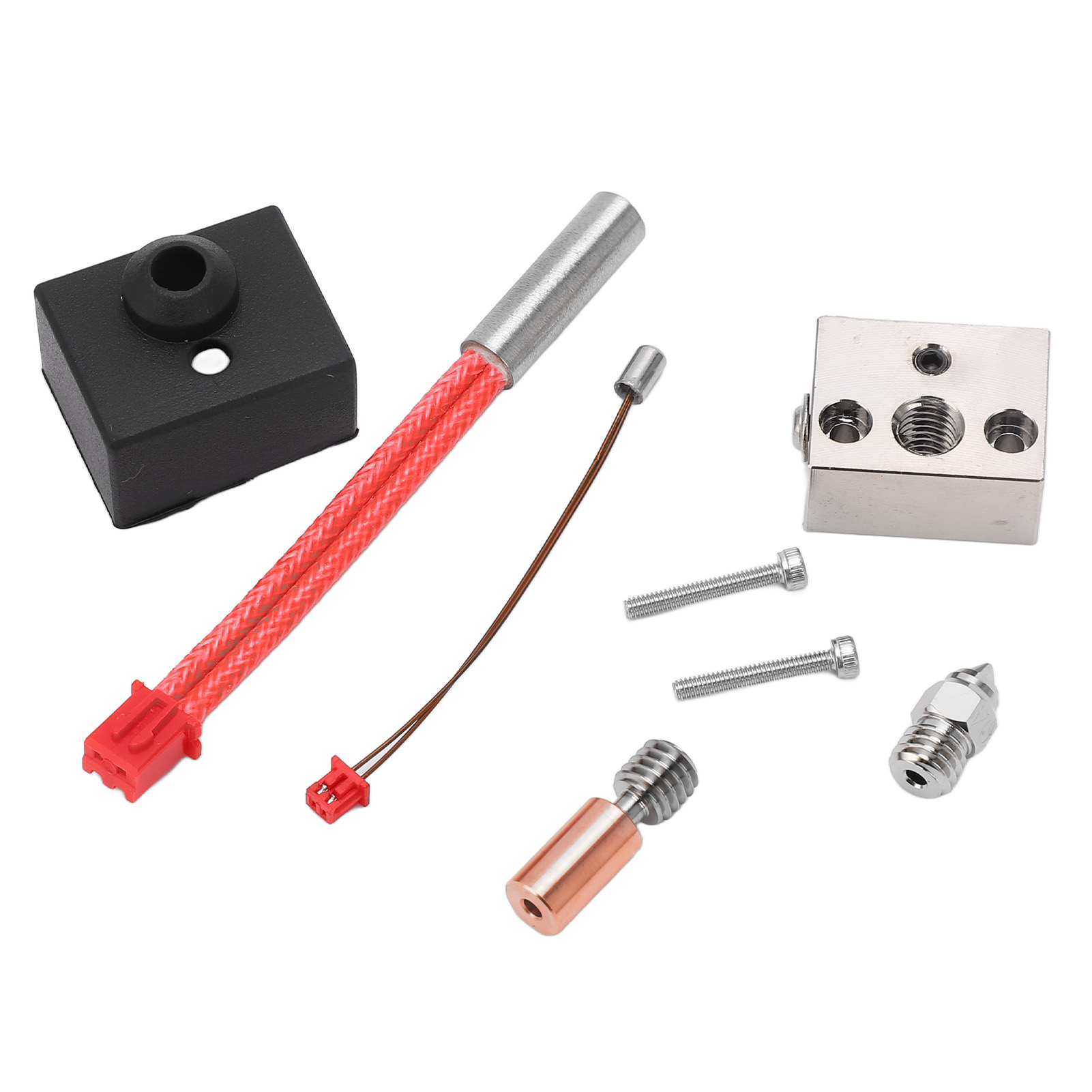 3D Printer Heating Block, 3D Printer Hotend Long Life Span 24V 40W 300 degrees Celsius for Replacement