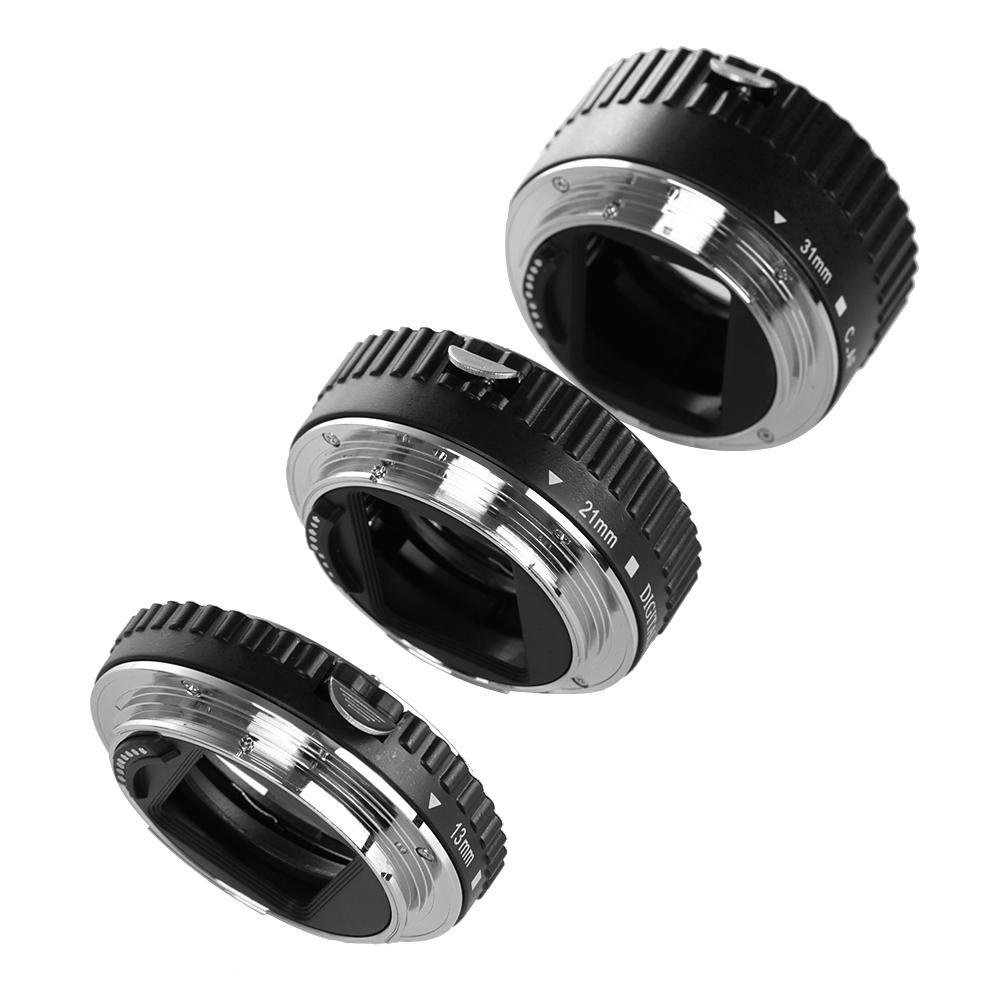 Auto Focus AF Macro Extension Tube Ring Lens Set for Canon EOS Lens M Mount. 
