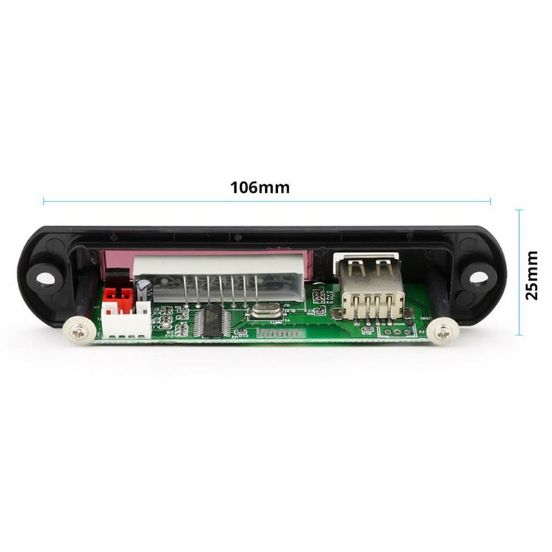 Bluetooth MP3 Decoder Board FM Radio TF USB 3.5mm WMA AUX Audio Receiver 747D. 