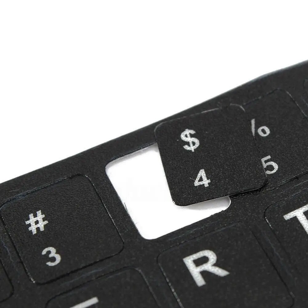 【Hey my home】English Thai Letters Computer Protective Keyboard Layout Stickers. 