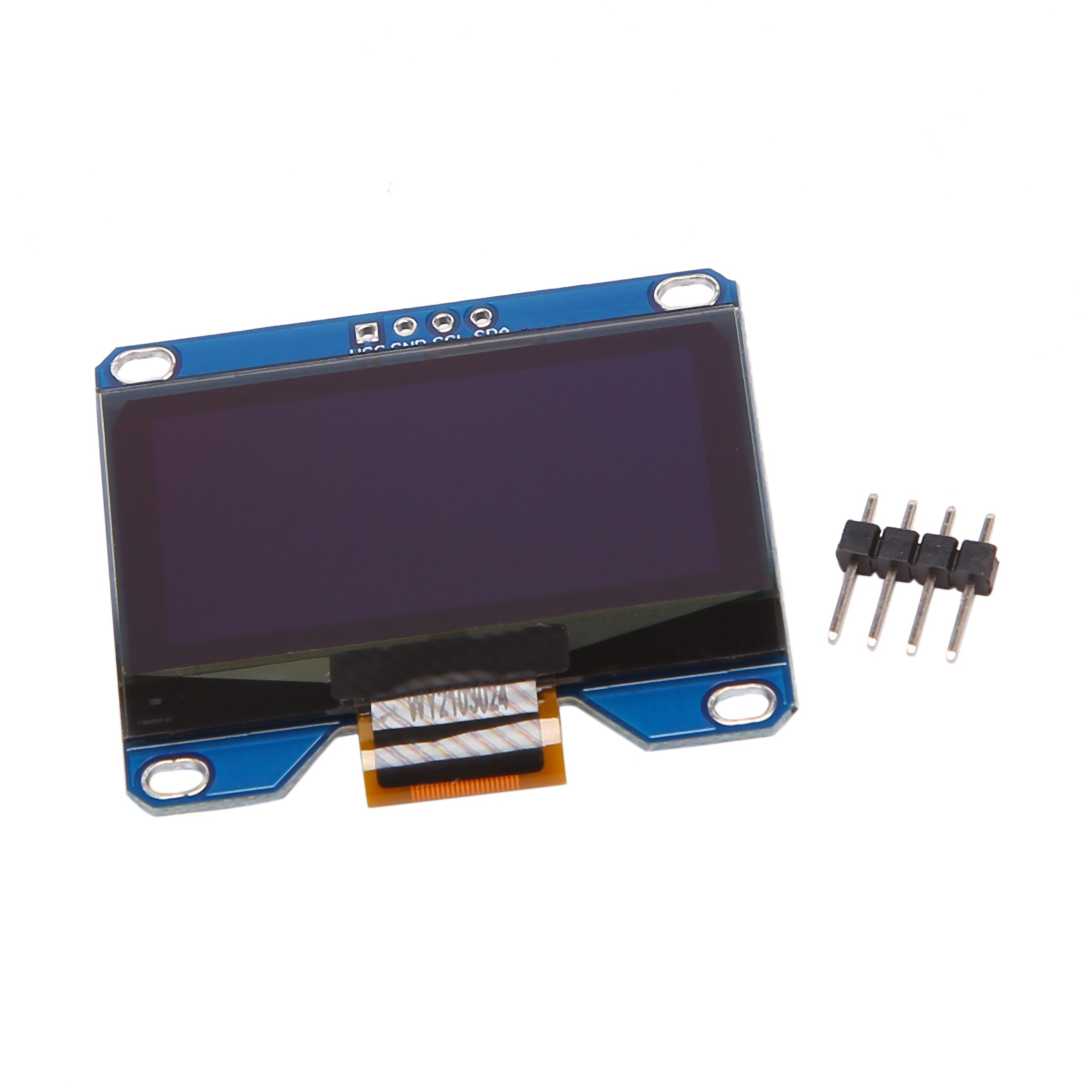 1.54 Inch 4PIN Blue Screen Module SSD1309 Drive OLED Display Module Compatible for I2C Interface 128X64