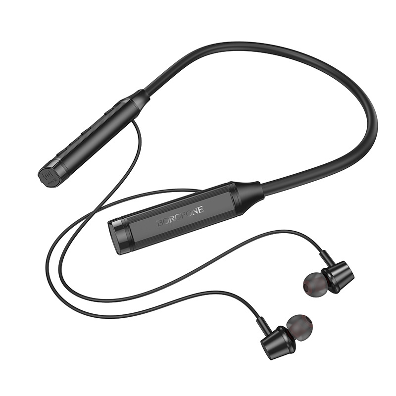 BOROFONE BE66 Morel Neck-Hanging Bluetooth Headset Support Chinese and English Prompt Tone Bluetooth Listening. 