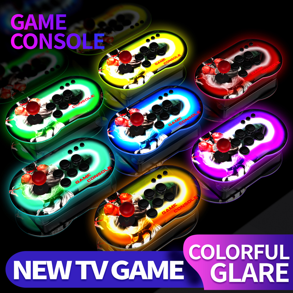 MT6 4K HD Video Arcade Game Console 3D Dual Controller Joystick 10000+ Games Player for CPS FC GBA GBC MD SFC PS1 Emulators. 