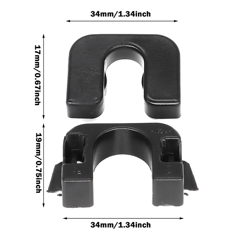 2 set Rear Boot Trunk Load Cover Parcel Shelf Clips Bracket Mount for Ford Focus MK3 3 Mondeo 4 MK4 Fiesta MK7 MK8. 