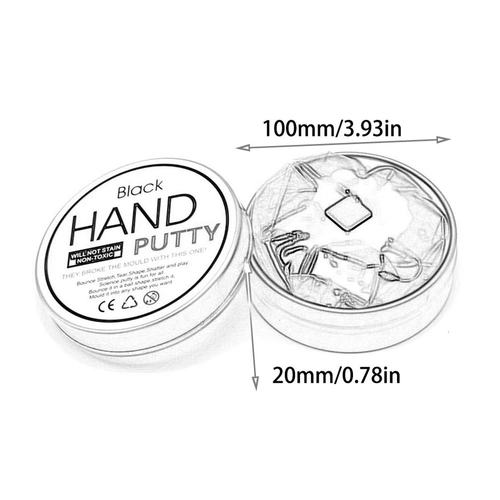【happy one】Hand Modeling Clay Putty Slime Play Dough Magnetic Plasticine Children Kids Polymer Clay Toys. 