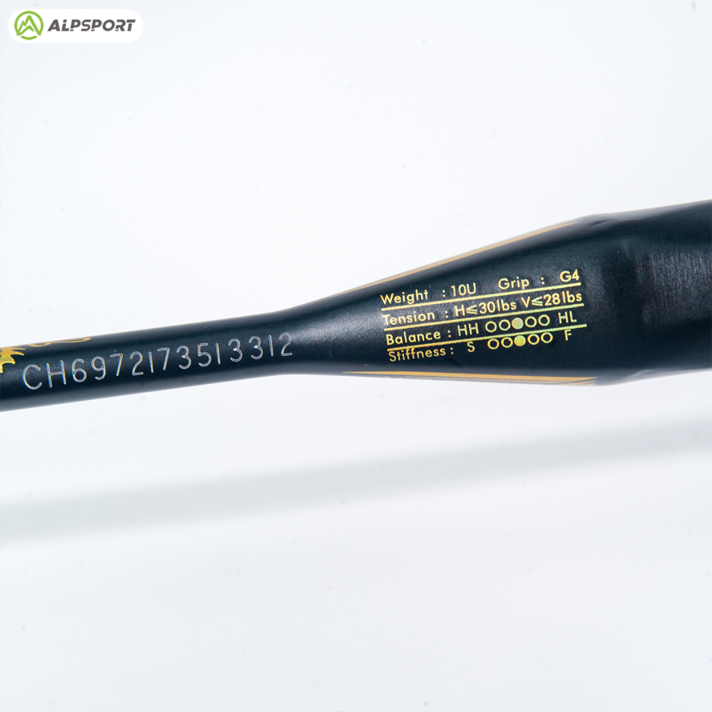 ALP-SPORT GD【Righteous】Golden Dragon Badminton Racket ★10U Super Light (52g)★T800 Full Carbon★26/28/30Lbs Tension 🔥Free Delivery | 1-Year Warranty | Pro-Level Performance🔥. 