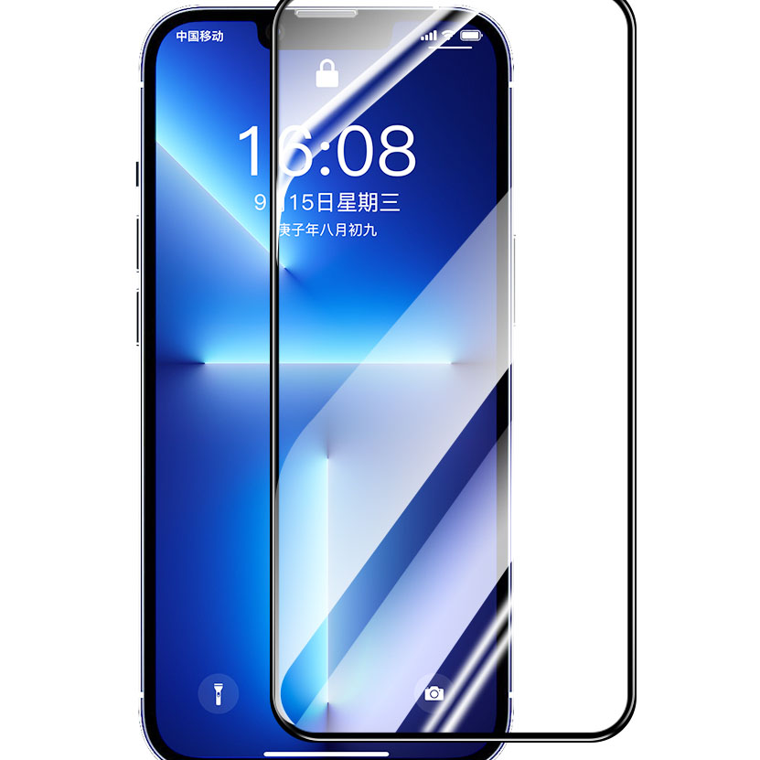【Ready Stock】Olige Tempered Glass Film For iPhone 15 Plus High-Definition Full Screen Protector Anti-Scratch