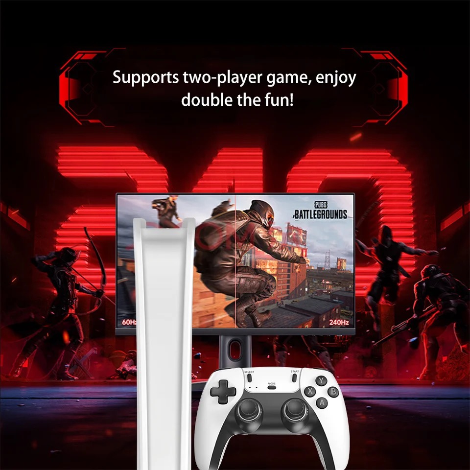 M15 Game Stick 4K Video Juegos TV Game Console Wireless Gamepads Video Game 128G 40000 Retro Game HD Output Two-player for PS1. 