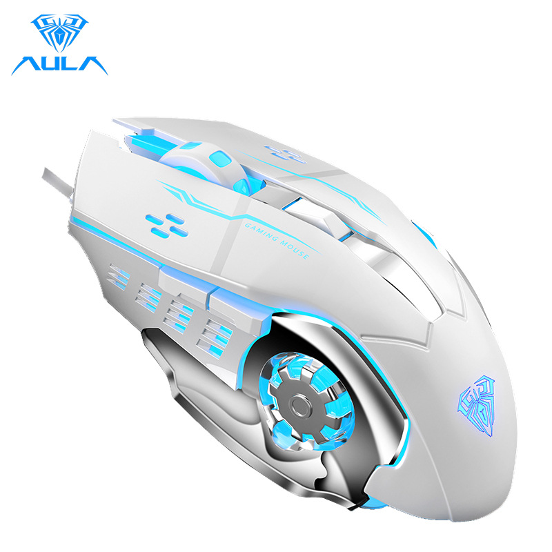 Wolf Spider S20 wired mechanical gaming mouse full-key macro programming black obsidian black mouse e-sports. 