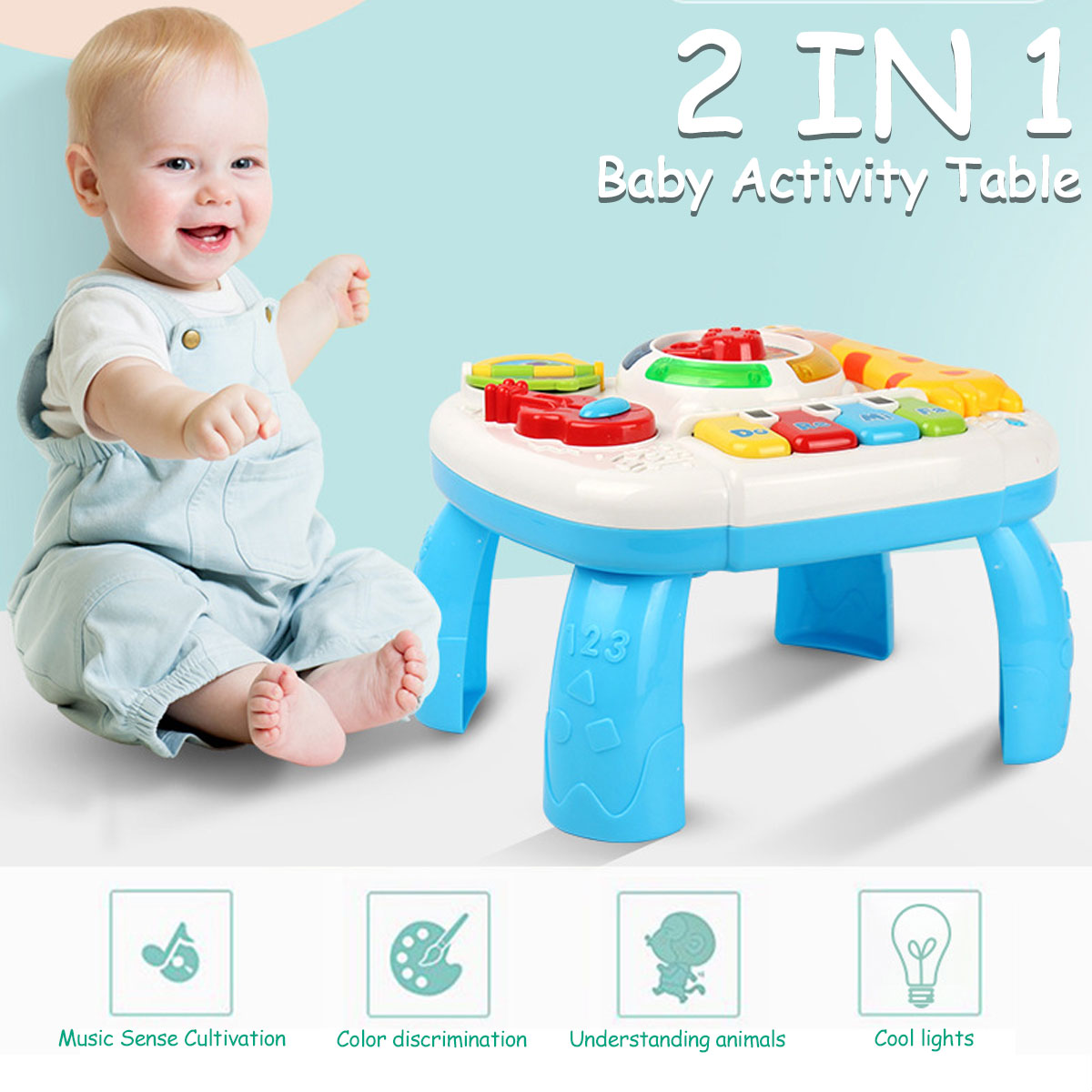 standing activity table baby