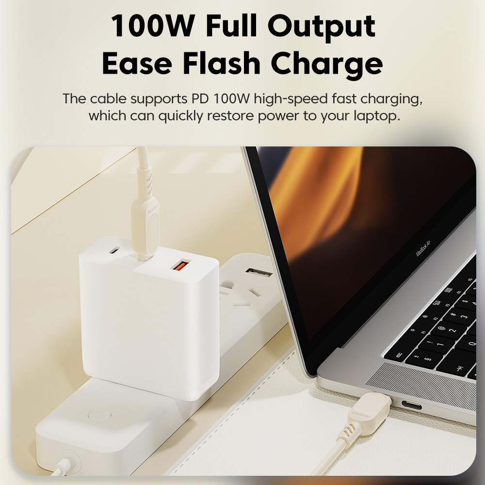Toocki PD 100W USB C To Type C Cable For Macbook Xiaomi POCO Samsung Huawei Fast Charging Charger USB-C Type-C Data Cord Wire. 