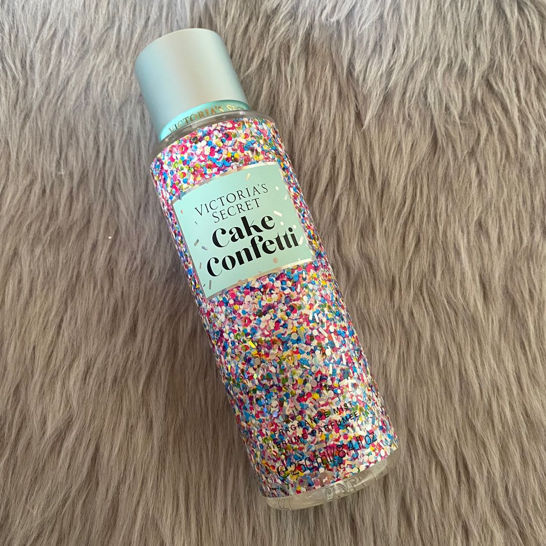 Victoria's Secret Cake Confetti Fragrance Mist for Women 250ml, Beauty &  Personal Care, Fragrance & Deodorants on Carousell