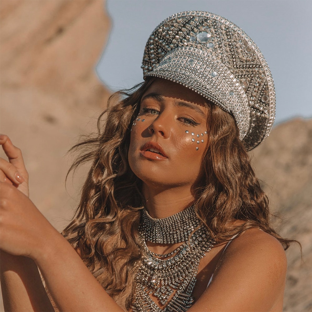 Handmade Women Steampunk Military Hat For Lady Sergeant Bridal Hat Hen Do Hat Festival Captain Birthday Part Hat Can Customize