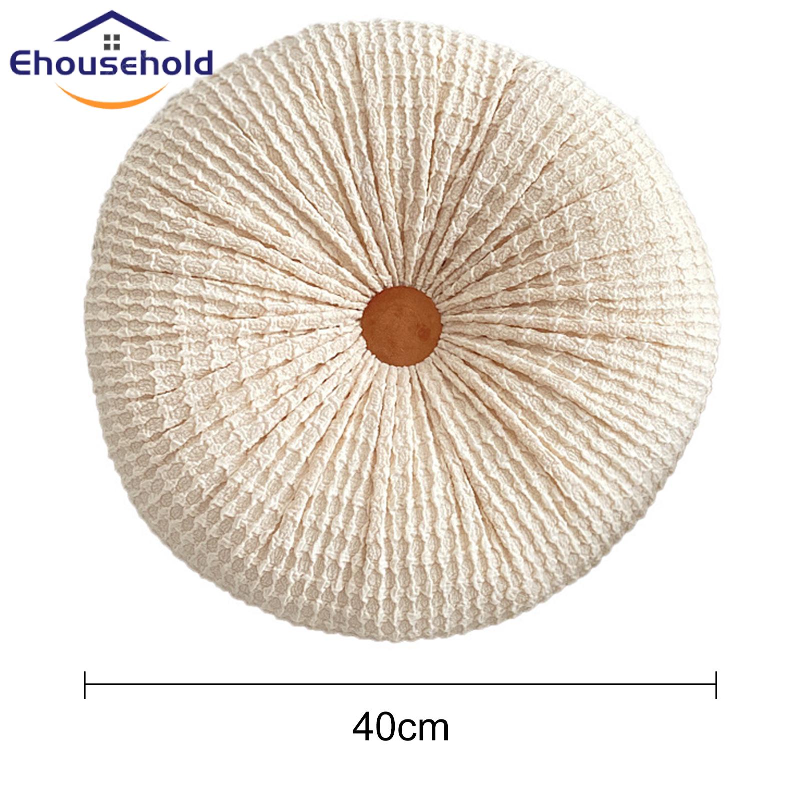 Handmade Circular Design Pillows Luxurious Handmade Round Throw Pillows for Office Chair Sofa European Style Solid Colour Cushions for Southeast Asian Buyers Round Decorative Throw Pillows. 