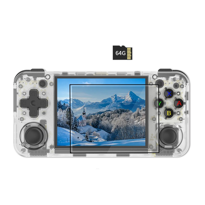 RG35XX H Retro Game Console Handheld Game Console 64G H700 Support Wireless/Wired Controller 5G WIFI HD TV Output A. 