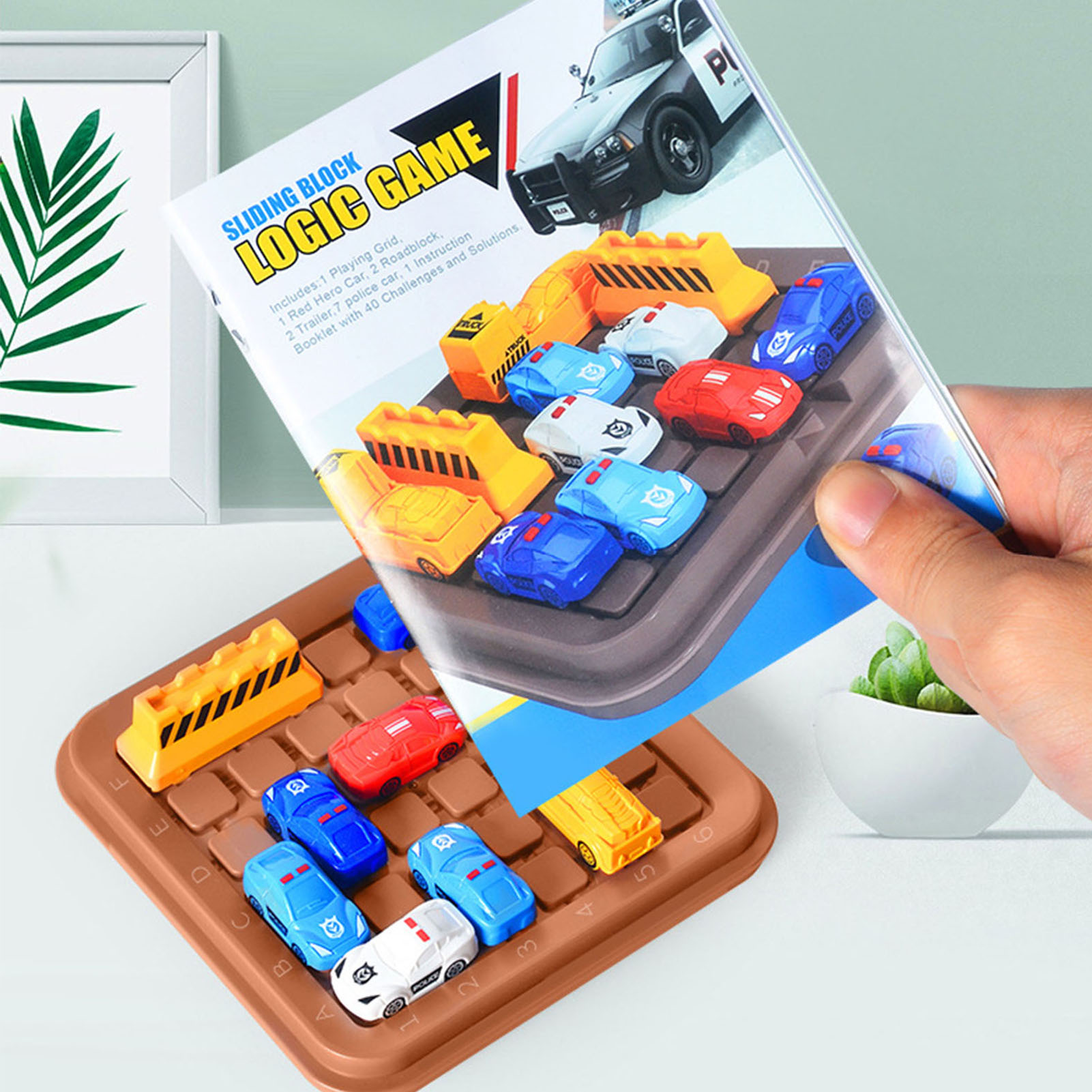 Traffic Jam Toy Improve Concentration Traffic Jam Logic Kids Toy