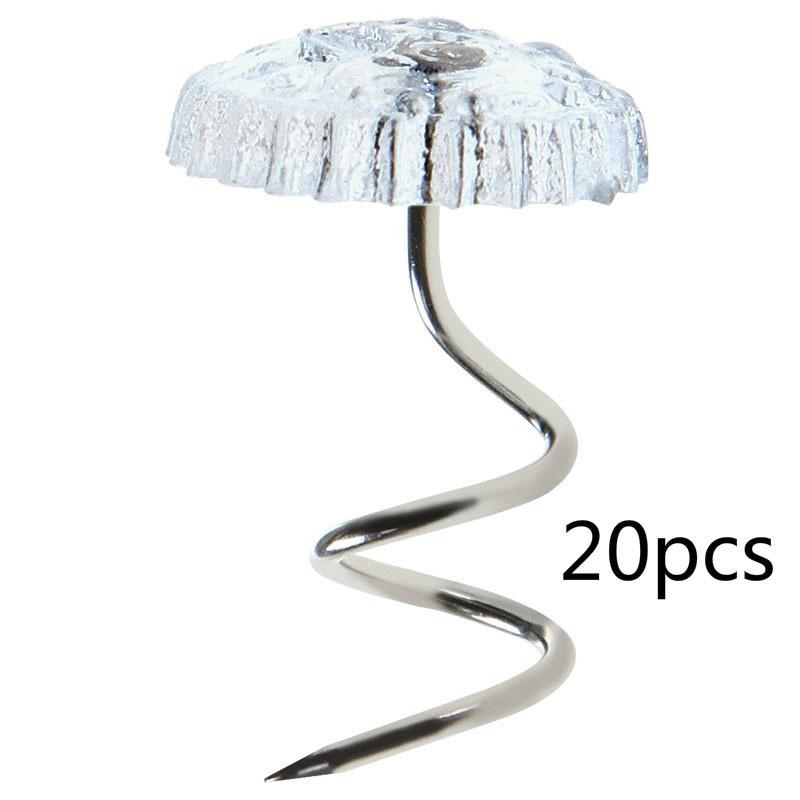 (New)20pc/et twice nail clip fixer OFA cuhion clear anti-kid anti-running bed Heet Faten gripper holder round tool