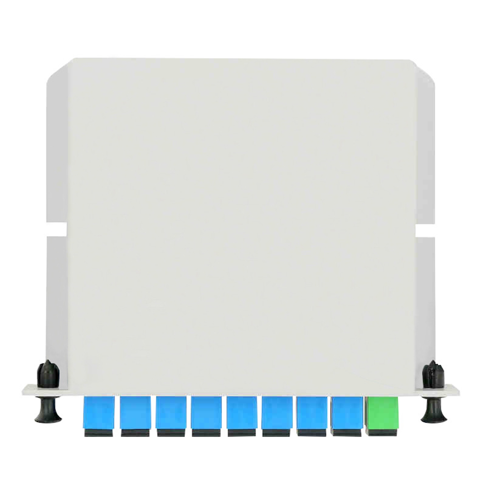 4X Fiber Optic Plc Splitter 1 x 8 Insertion Outdoor Electrical Splitter / Lgx / Cassette Type Sc/Apc. 