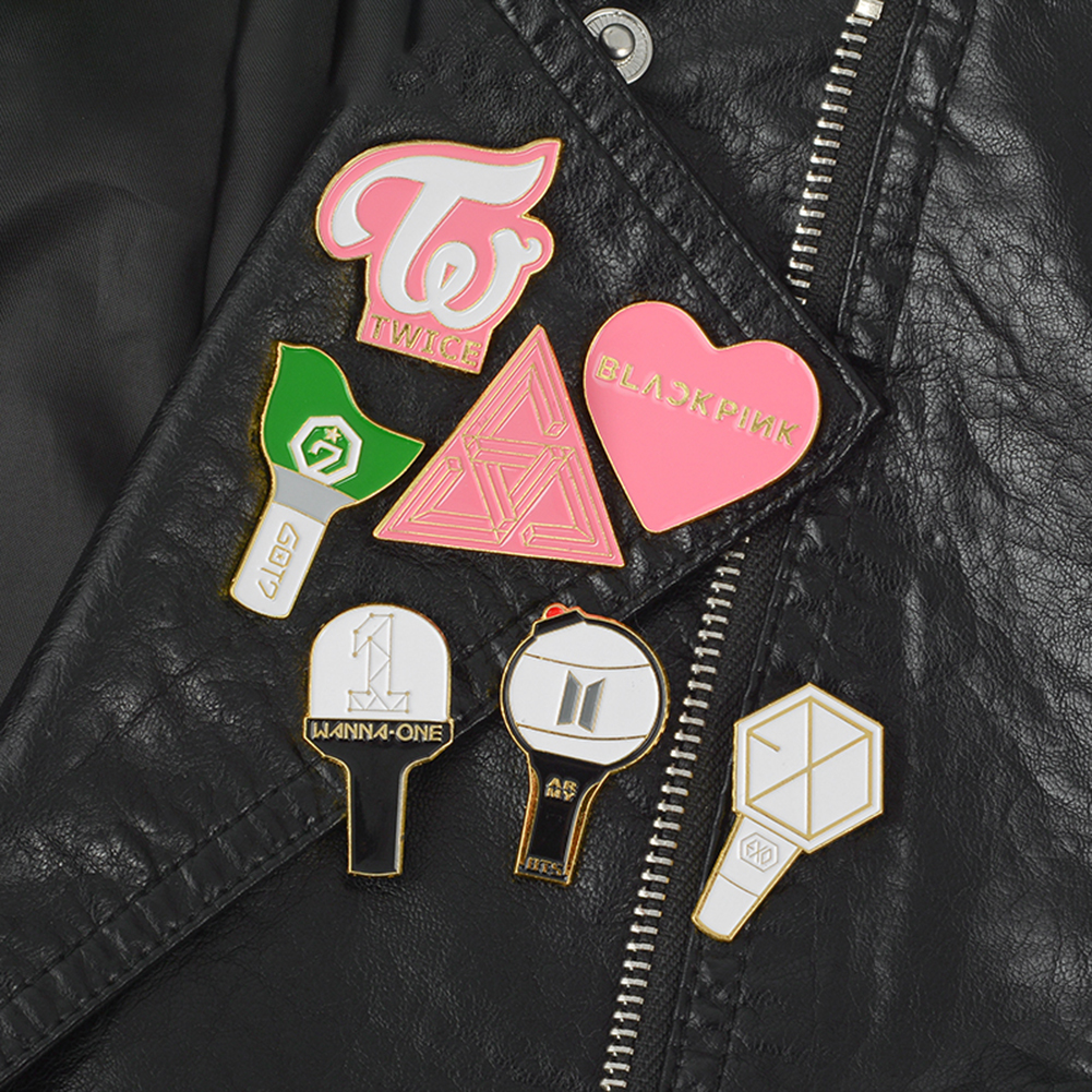 Twice Enamel Brooch Pin Jacket Bag