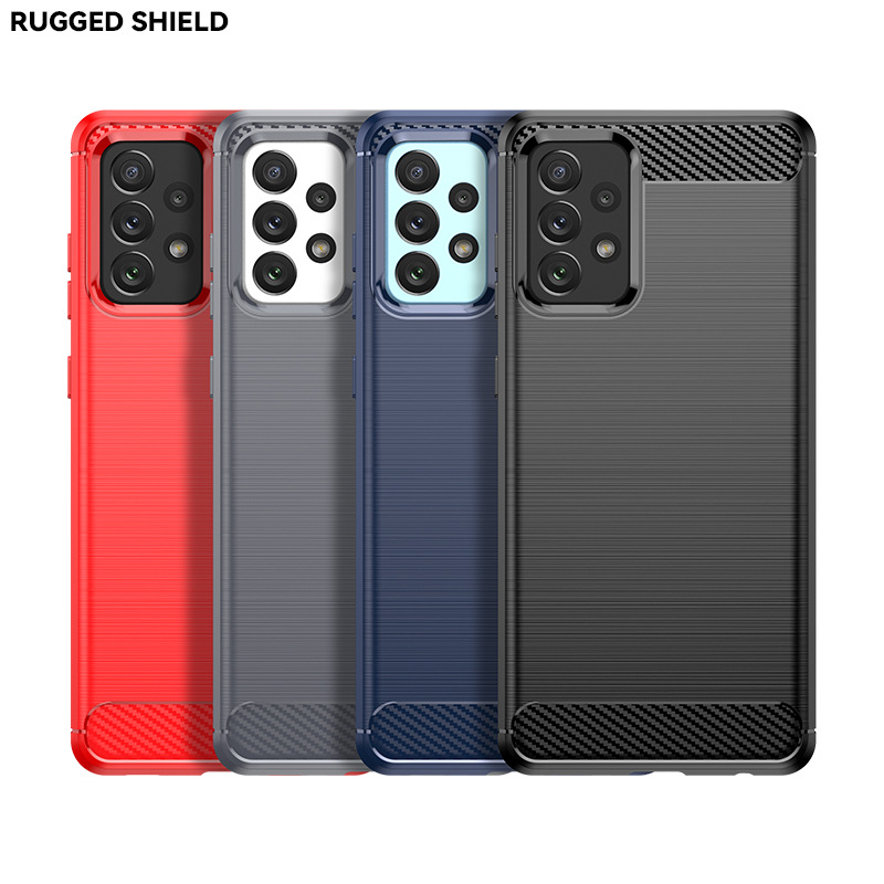 Applicable to Samsung GalaxyA72 5G Phone Case Samsung A72 Fiber Drop-Resistant Protective Cover Soft Case. 