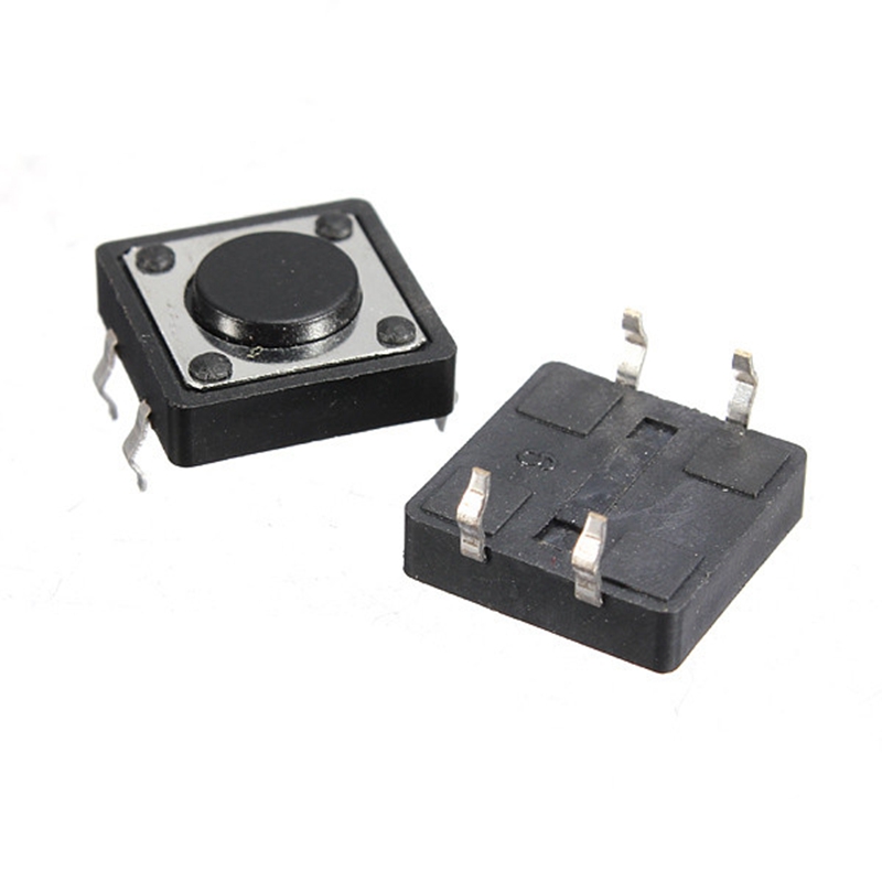 10Pcs Mini Pcb Momentary Tactile Push Button Switch Spst & 1Pcs Heart Rate Sensor Pulse Bio Analog Sensor Sensor Compatible for Uno. 