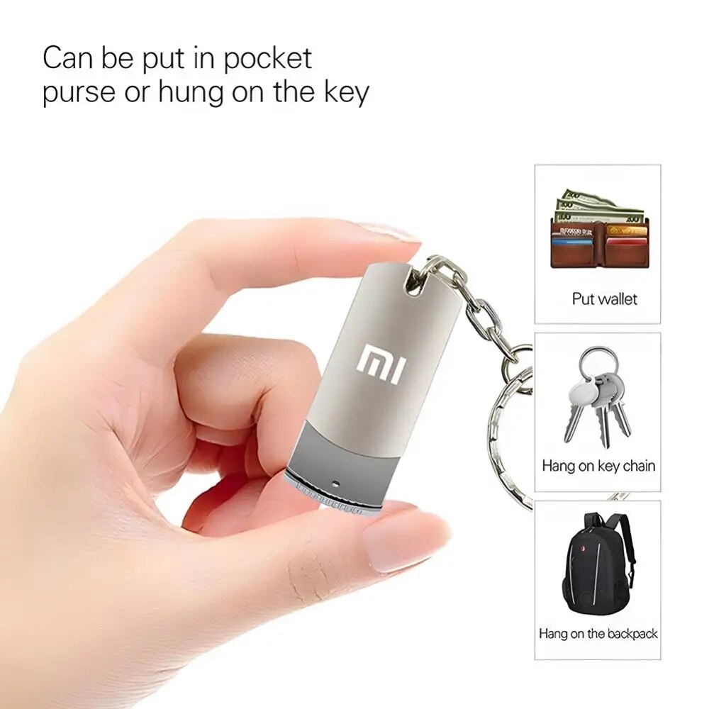 Xiaomi Metal 16TB USB Disk Flash Drive USB 3.0 High Speed File Transfer 8TB 4TB Ultra-large Capacity Waterproof Mechanical Style. 