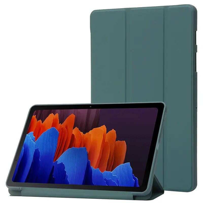 Stand case For Samsung Tab A9 Case 8.7 Trifold PU Leaher Soft Back Stand Tablet Coque For Galaxy Tab A9 8.7 inch SM X110 X115 Case. 