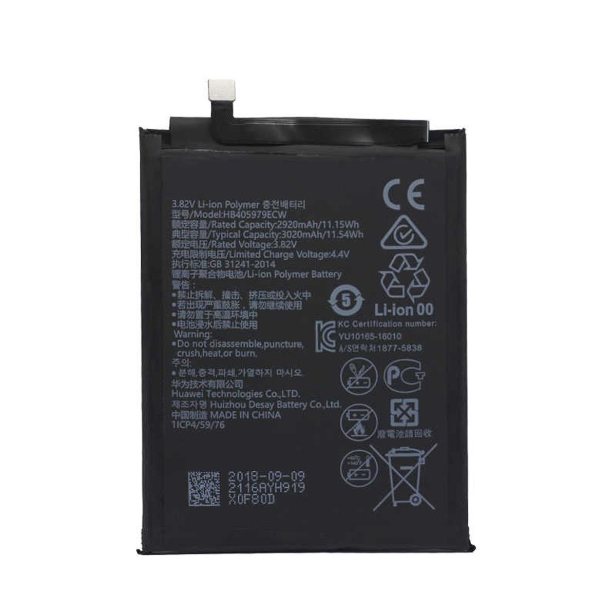 High-Performance - Huawei Y5 Lite/Y5 prime for Battery 2018 "5.45 L02 L22 L22 L23 DR LX2 LX2 LX3 LX5